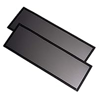 Vista 1 de 360mm 120mm x 2 PC Fan Dust Mesh Filter 4.72inch PVC Computer PC Case Dust Proof Filter Cover Magnetic Black 2-Pack