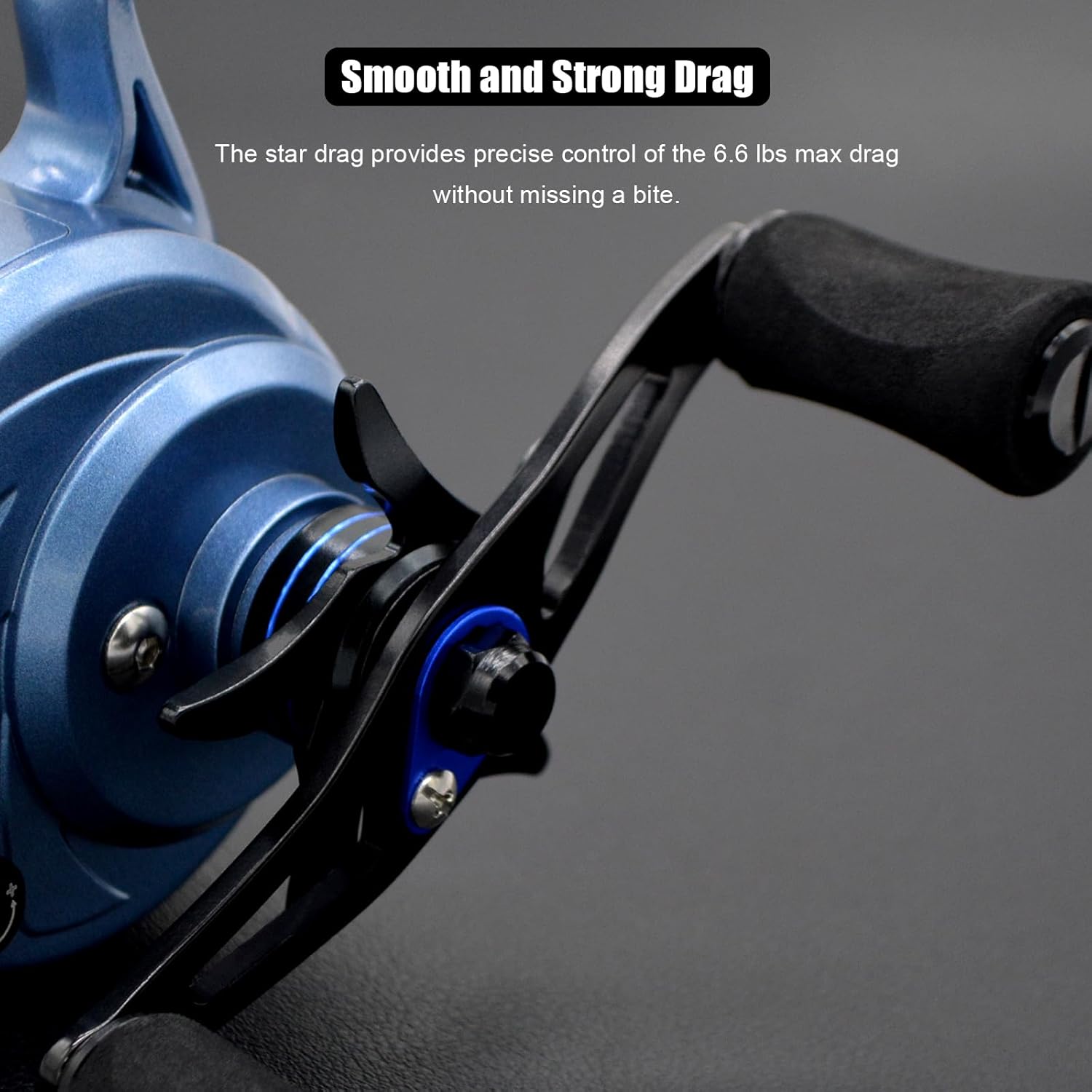 Snow Storm 600 Inline Ice Fishing Reel, High Line Capacity, 8 Button Magnetic Drop Speed Control System, 3.0:1 Gear Ratio, 6.2 OZ Lightweight Graphite Frame with CNC-Machined Aluminum Spool