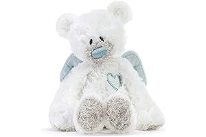 DEMDACO Blue Guardian Angel Bear: A Heavenly Companion for Your Little One
