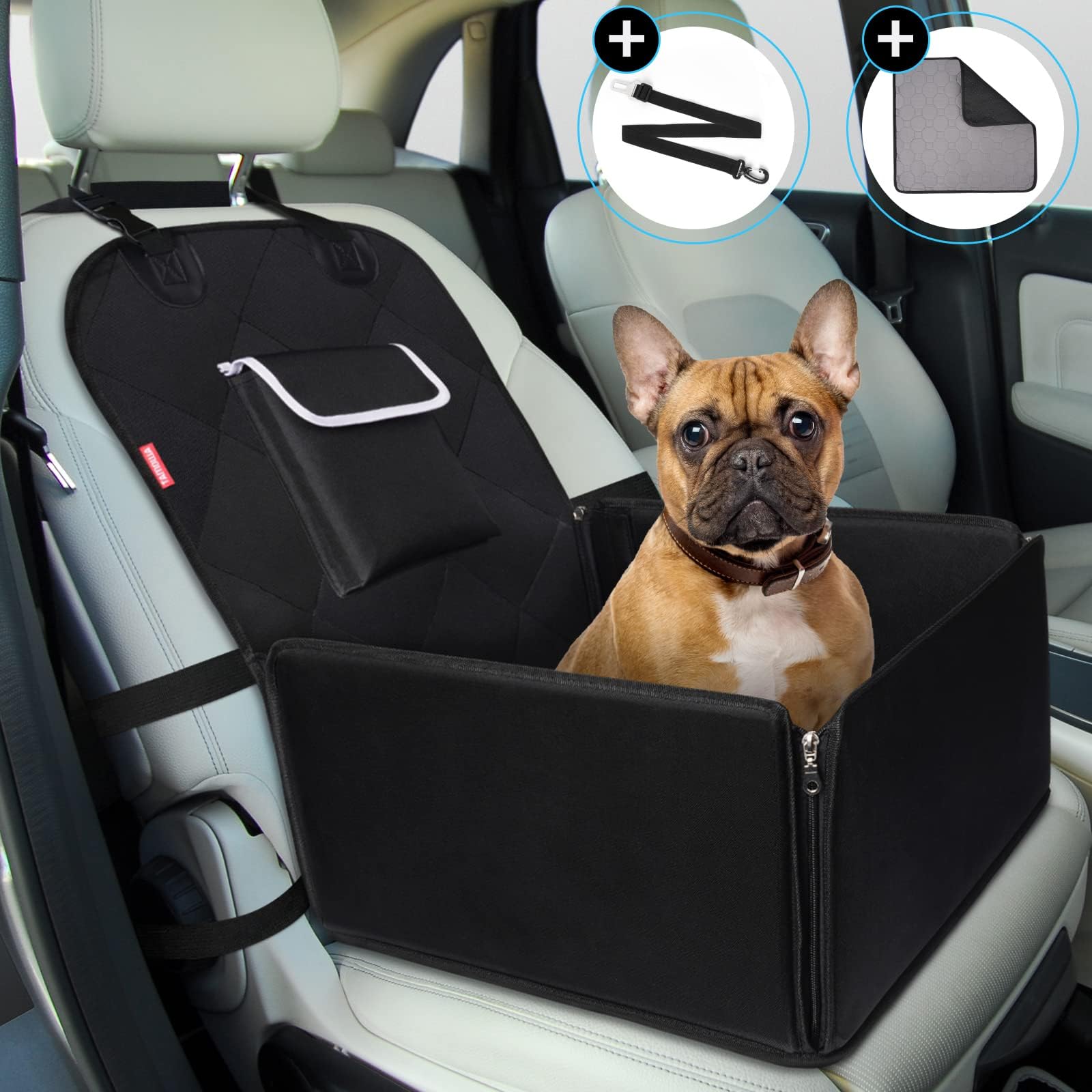 Protezione Seggiolino Auto Coprisedile Auto Impermeabile Elitecran - Protezione Per Seggiolini Con Tasche, 140x48cm Protezione Tappezzeria Auto