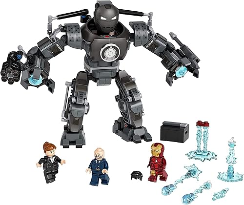 Miniatura 2 de LEGO Marvel Iron Man Monger Mayhem Set 76190, Avengers Mech - Juguete de construcción, figura de acción, con figuras de Iron Man, Obadiah Stane y