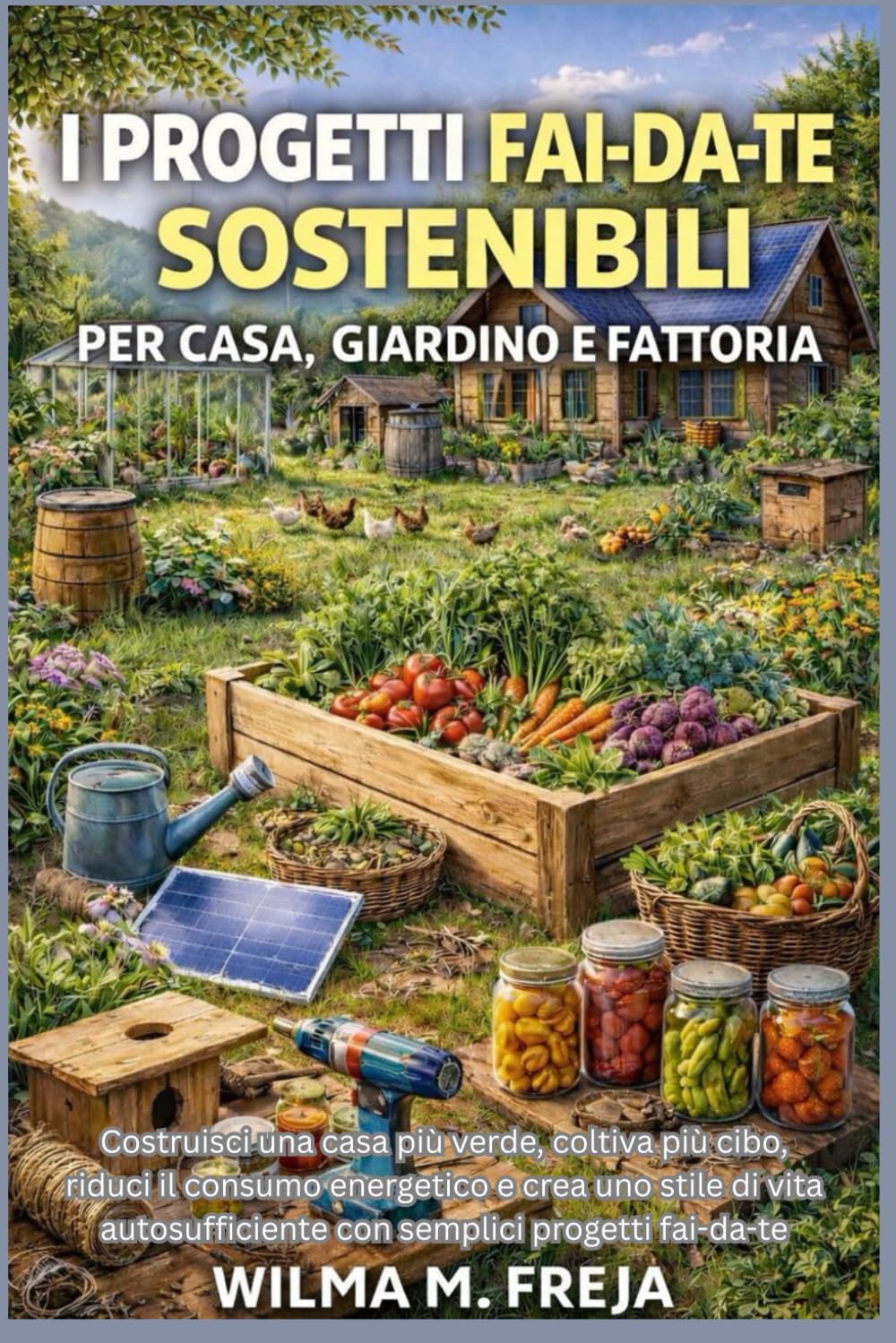 I PROGETTI FAI-DA-TE SOSTENIBILI PER CASA, GIARDINO E FATTORIA: Costruisci una casa più verde, coltiva più cibo, riduci il consumo energetico e crea ... con semplici progetti fai-da-te