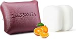 Car Air Freshener Diffuser Terre Scented 2 Pack, Car Fresheners Vent Clip Leather Design, Car Diffuser Citrus Woody Scented for 30 days Long Lasting Winered