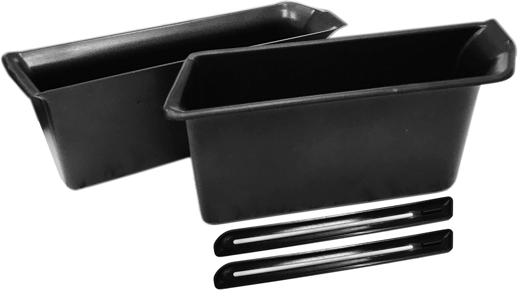 JCE 2PCS For Suzuki Jimny JB64 JB74W 2019 2020 2021 2022 Accessories Front Row Door Side Storage Box Handle Pocket Armrest Phone Container Black