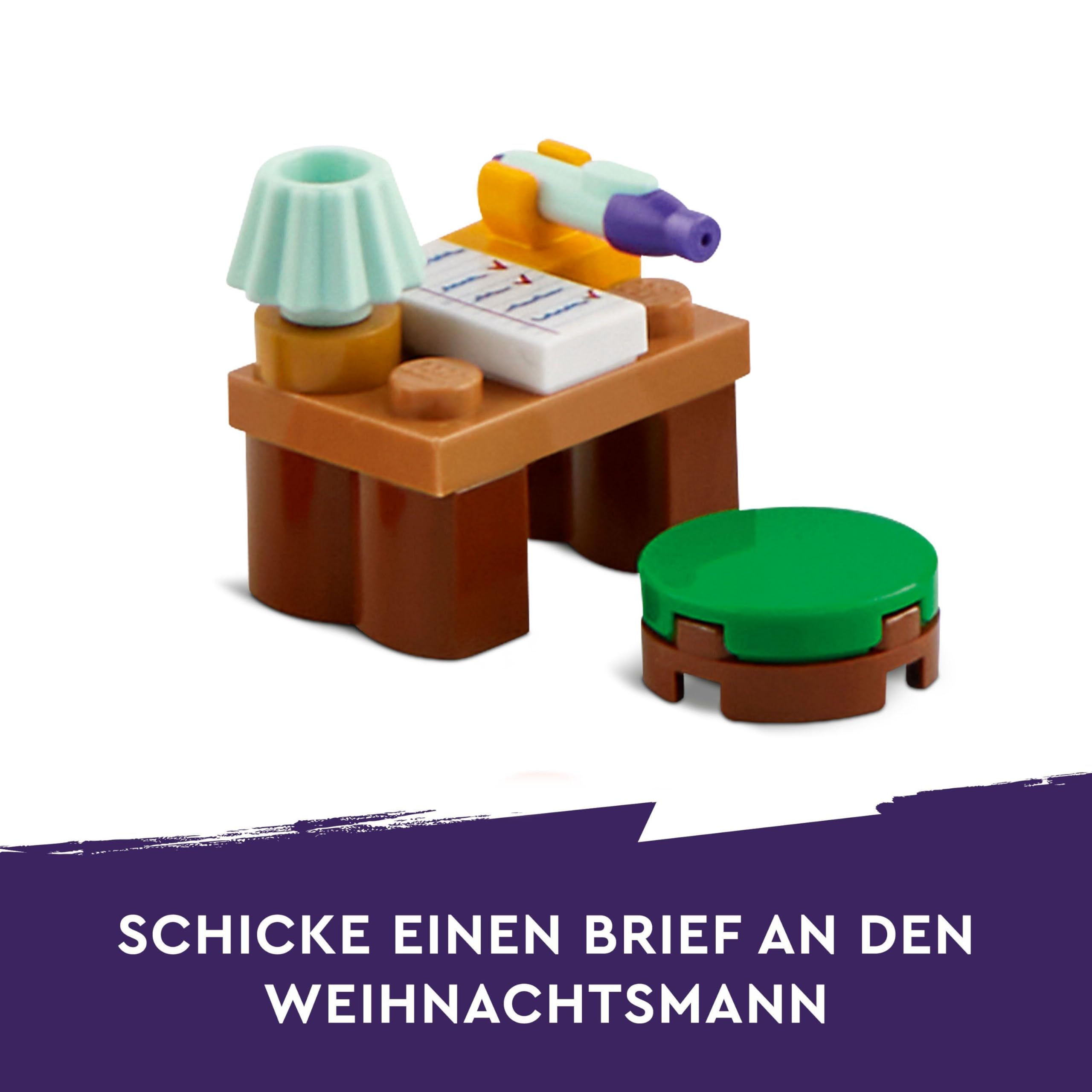 LEGO Friends Adventskalender 2024, vorweihnachtliches Kinderspielzeug mit 5 Charakteren und 3 Tieren, Lernspielzeug, Geschenkidee für Mädchen und Jungen ab 6 Jahren, Geschenk zu Weihnachten 42637