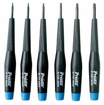 ProsKit 800-150 Precision Screwdriver Set 6 Pc. Security Star Tip