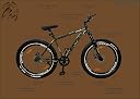 CAYA Warrior 26T Cycle for Men & Women with Dual Disc Brakes | Steel Frame 18.5 Inches with 95% Assembled Unisex Cycle Tyre 26 Inch | Bicycle Ideal for 15+ Adults - (Stealth Matt Black) gallery image