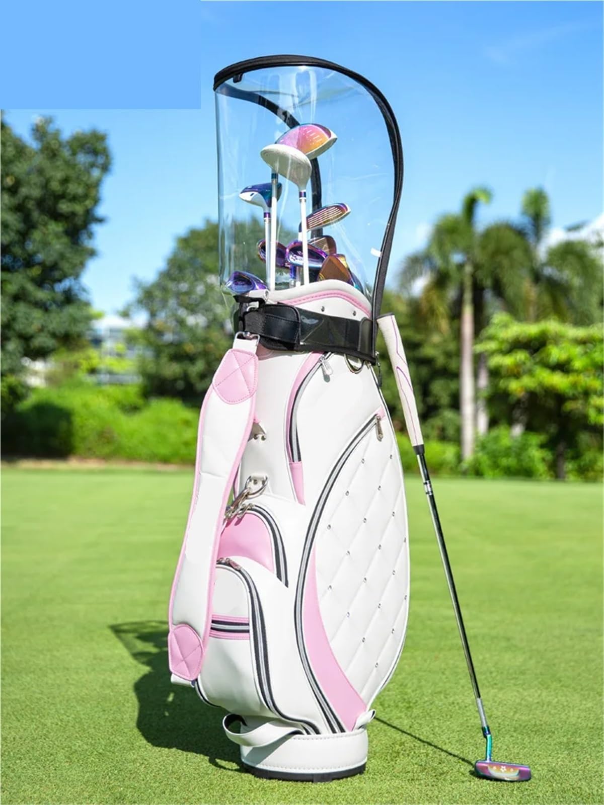 Funda para Bolsa De Golf Bolsa de Soporte Golf Sombrero Impermeable Cubierta multifunción