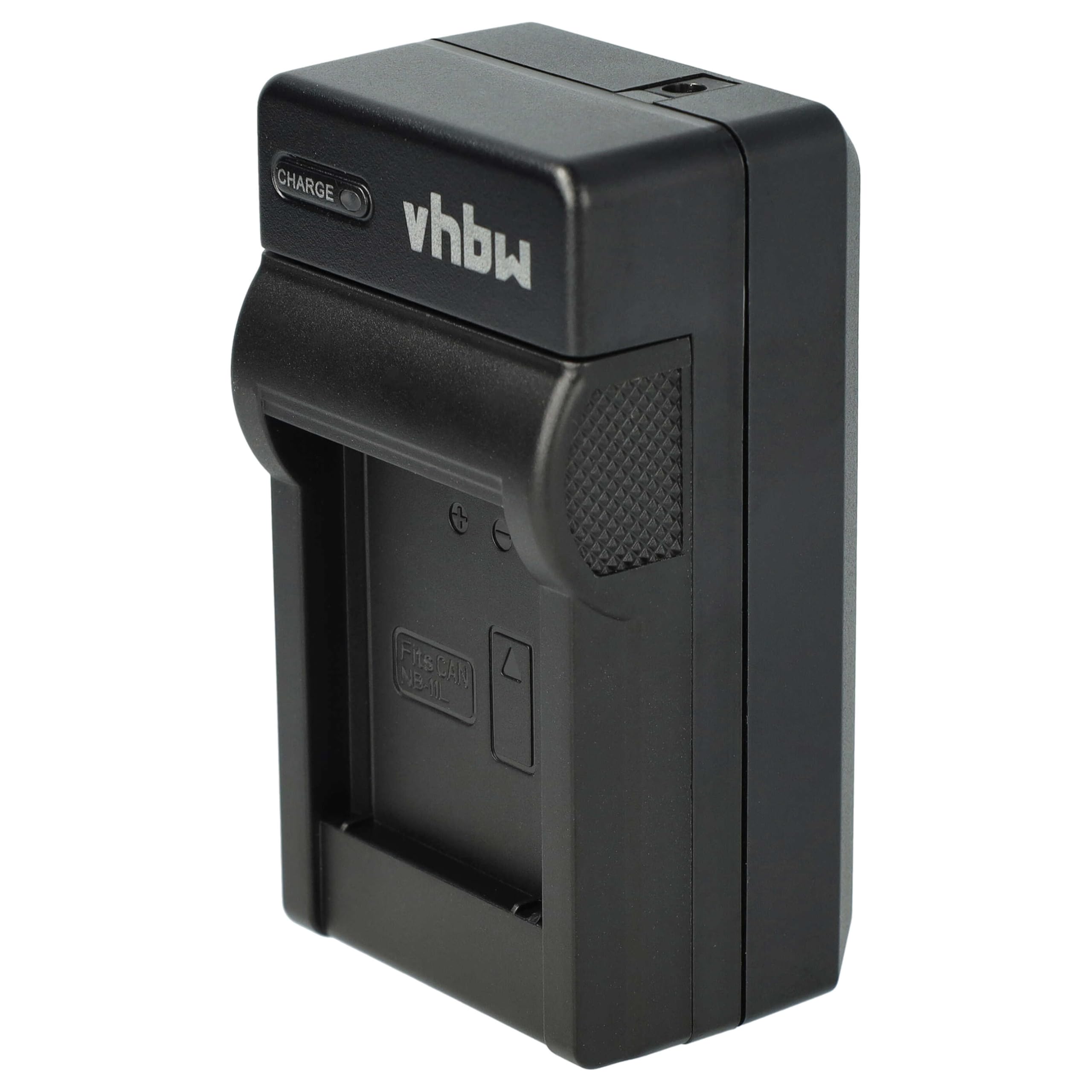 vhbw caricatore compatibile con Canon Digital Ixus 285HS camera - Stazione di carica + cavo auto, spia di carica, 4,2 V