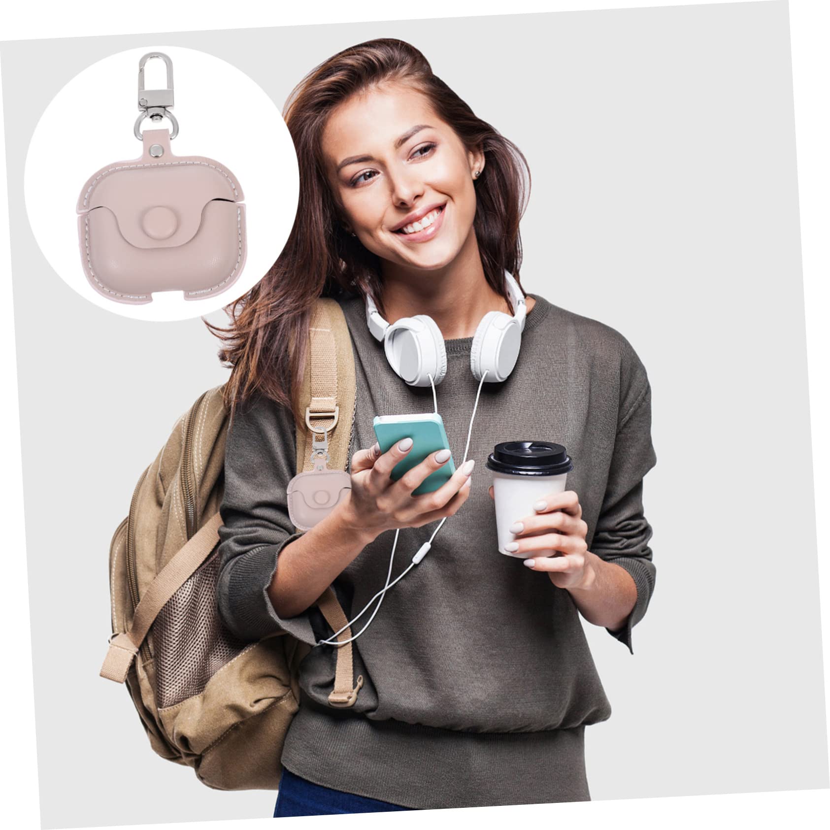 DOITOOL 4 Piezas Caso de Auriculares Originales presentes Originales Protector de Auriculares Decorativo Estuche de Viaje para Funda para portátil Moda