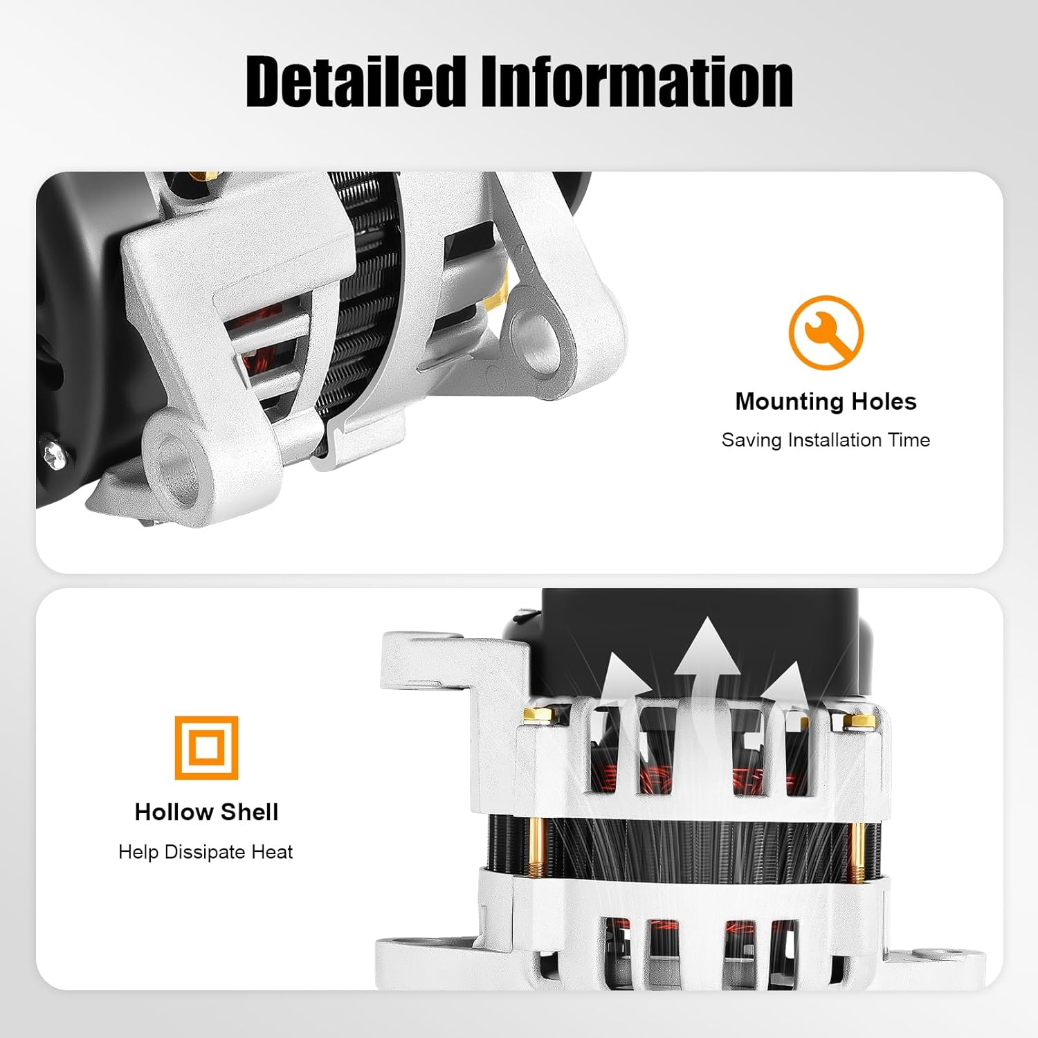 Permanent Magnet Generator, 2000W DC Dual Wheel Permanent Magnet Generator, 4500rpm Agricultural Machine, Brushless Motor Synchronous with Two Wheels for Lighting Agricultural Vehicles