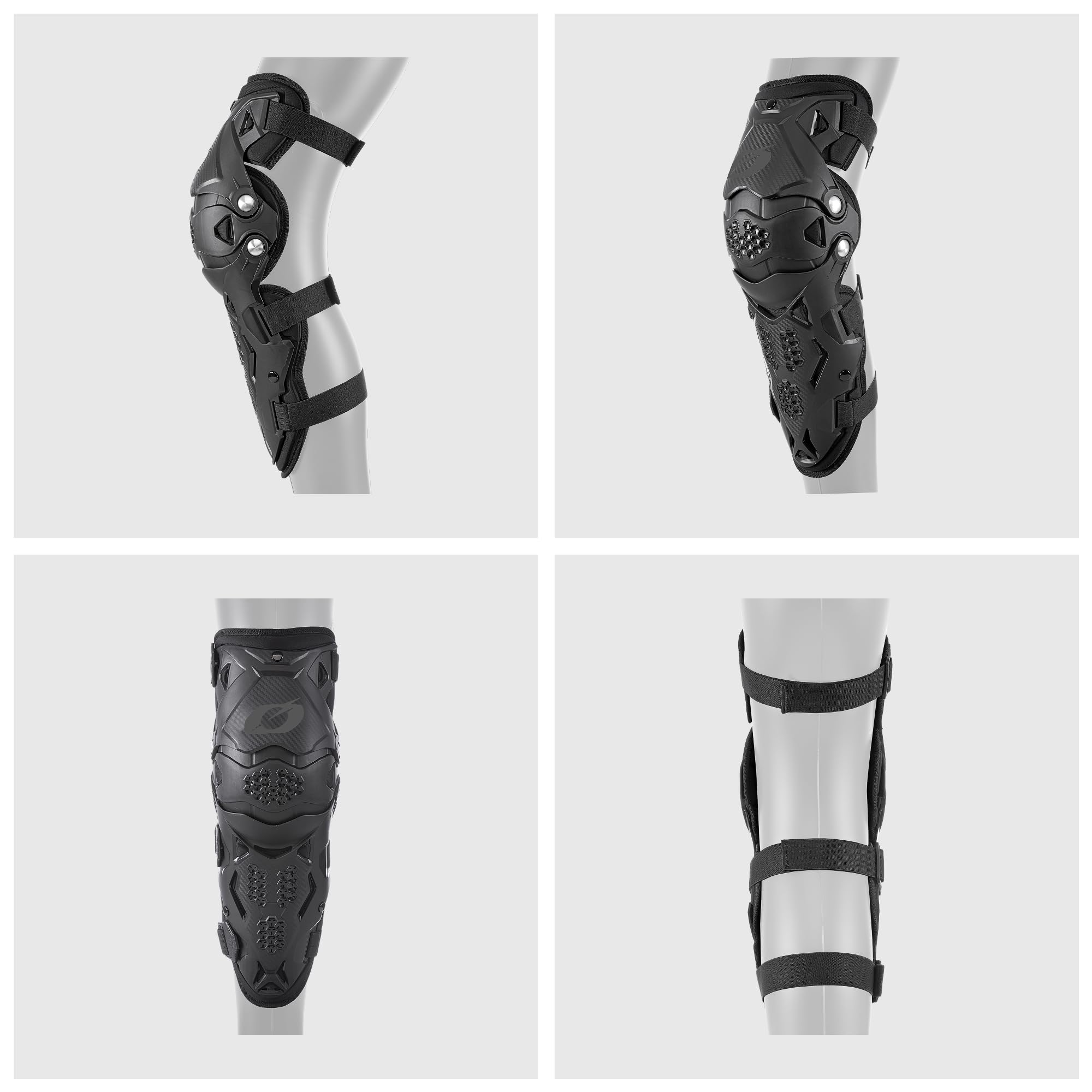 WOSAWE Genouillères Moto Motocross Riding Genou Pr Shin Brace Garde De Protection Genou Equipement De Protection Sport Genouillere