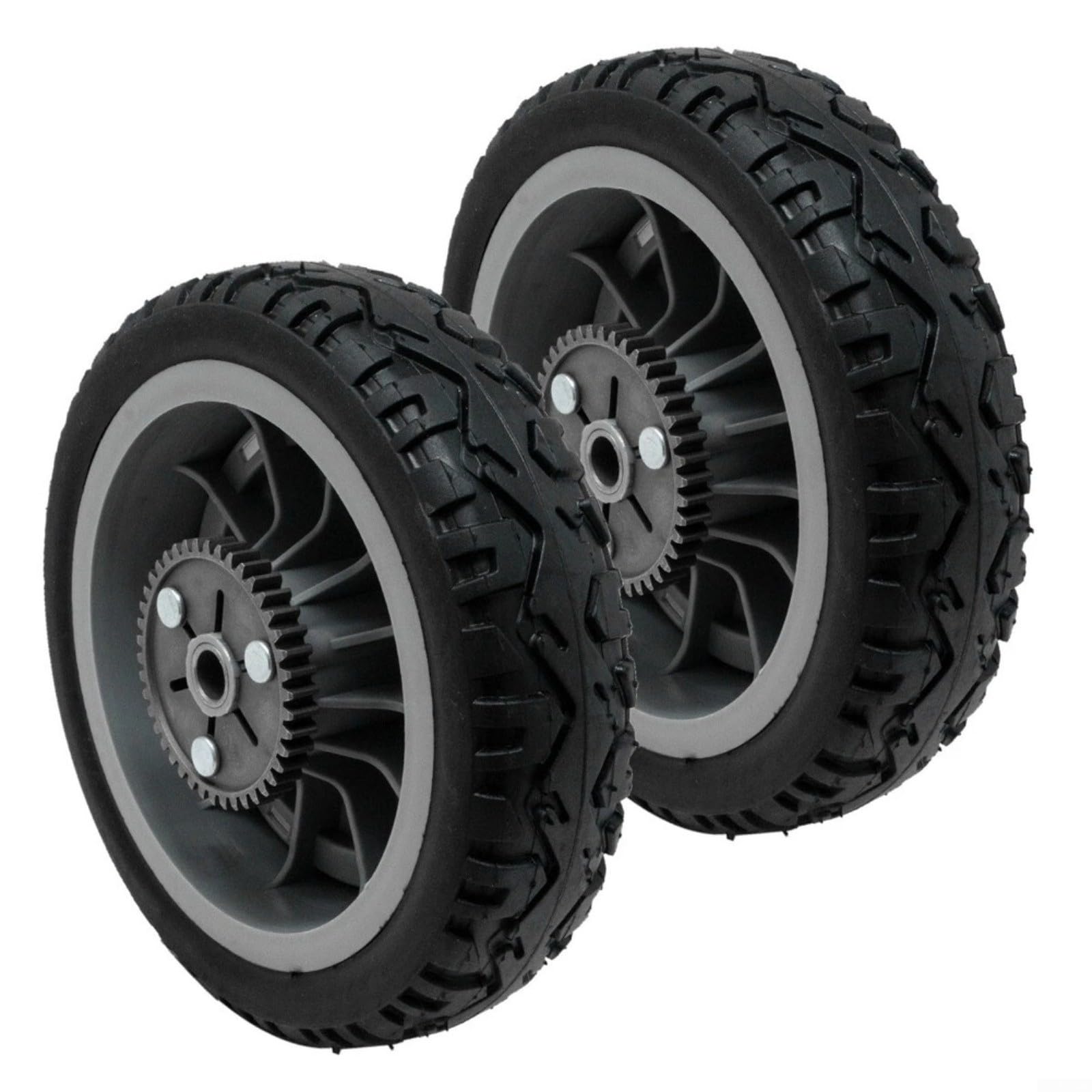 Gruppo ingranaggio ruota posteriore per tosaerba Toro 107-3709, compatibile con modelli 20053-20099 20380-20384, costruzione in plastica per una maggiore trazione e manovrabilità (2 pezzi)