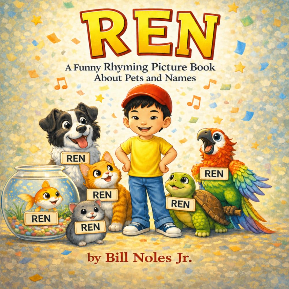 REN: A Funny Rhyming Picture Book About Pets and Names