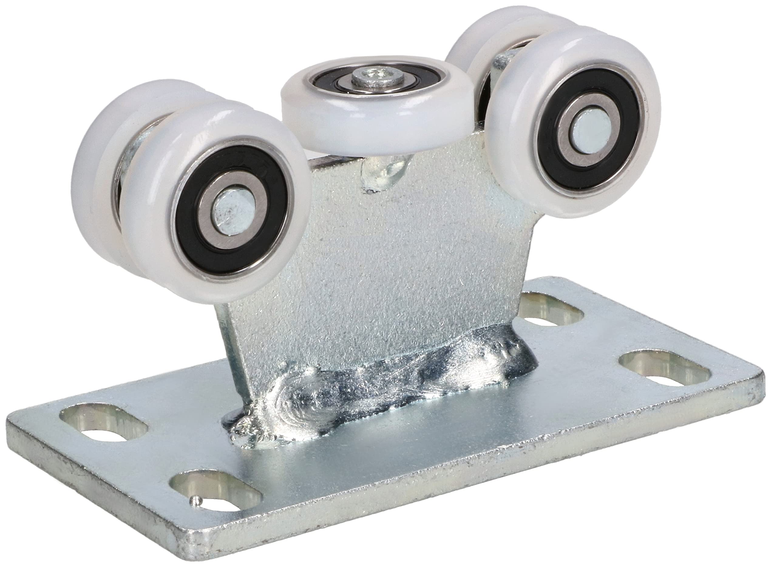 KOTARBAU® Roulette fixe sans réglage de la hauteur Ø 25 5 roulettes Parfait pour différentes portes coulissantes