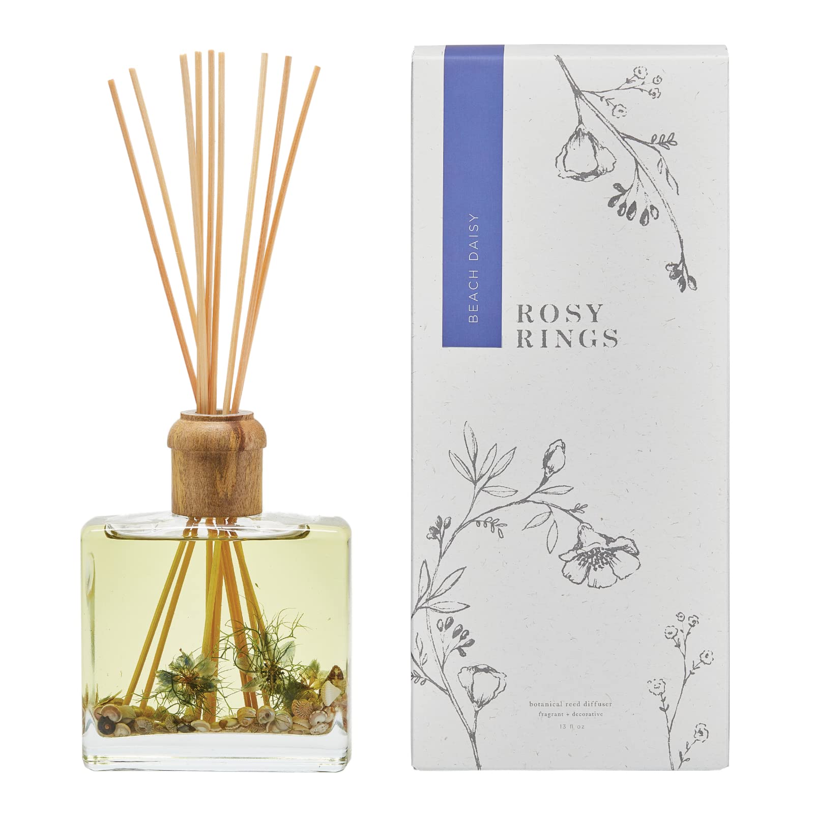 Rosy RingsBotanical Reed Diffuser 13 Oz. - Beach Daisy