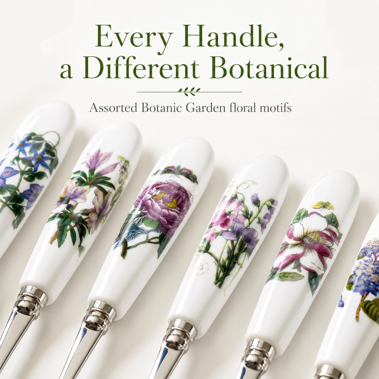 Portmeirion Botanic Garden Pastry Forks - Set of 6 -3