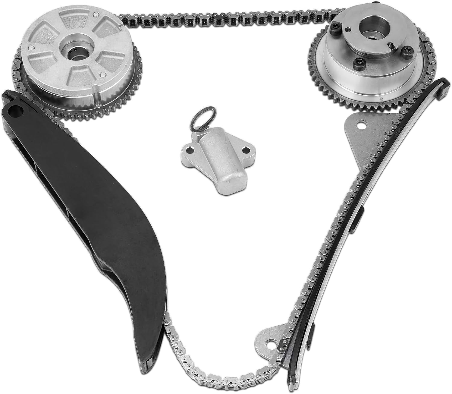 Timing Chain Kit with VVT Gear Compatible with Hyundai Elantra 2.0L 2017-2020, Kona 18-2021, Veloster 2.0L 19-2021, Kia Forte 17-2022, Forte 5 2.0L 17-2018, 2.0L, Replaces 243212E010, 24350-2E700