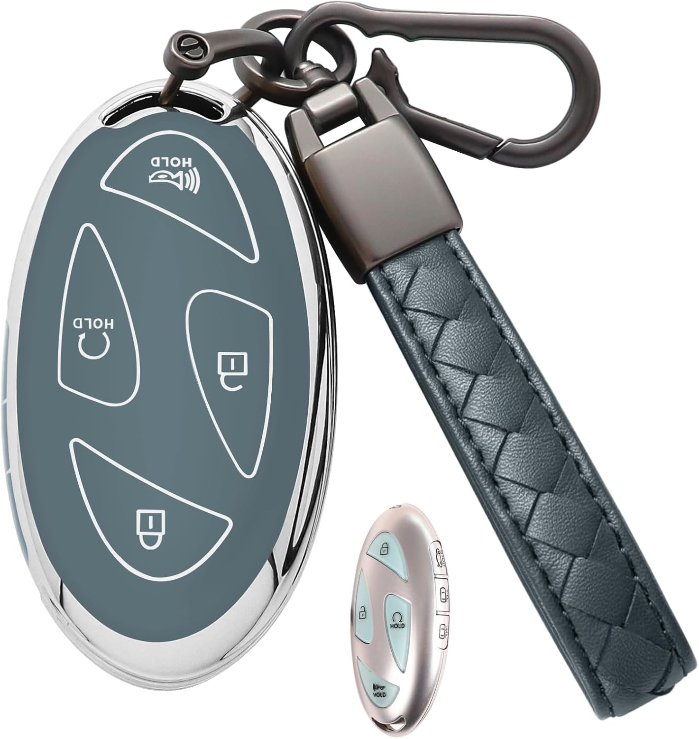 Amazon.com: CAERSAT for Hyundai Ioniq 6 Key Fob Cover Premium Soft TPU ...