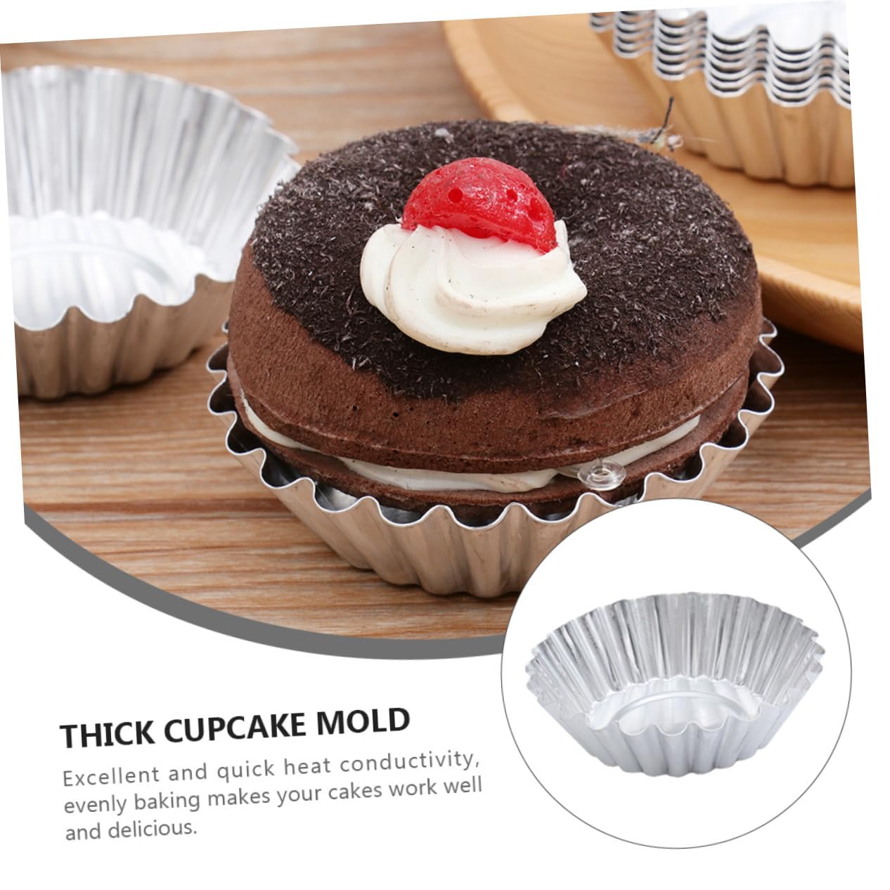 STOBAZA 100pièces Moule à Tartelettes aux Œufs Moules à Muffins et Cupcakes Caissette à Muffins