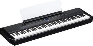 Yamaha P525B 88-Key GrandTouch-S Digital Piano: Wooden Keys, CFX & Bösendorfer Voices, Black