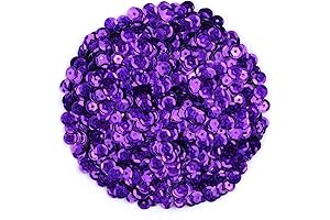 Naler 2800 Holographic Purple Sequin Embellishments for Crafts