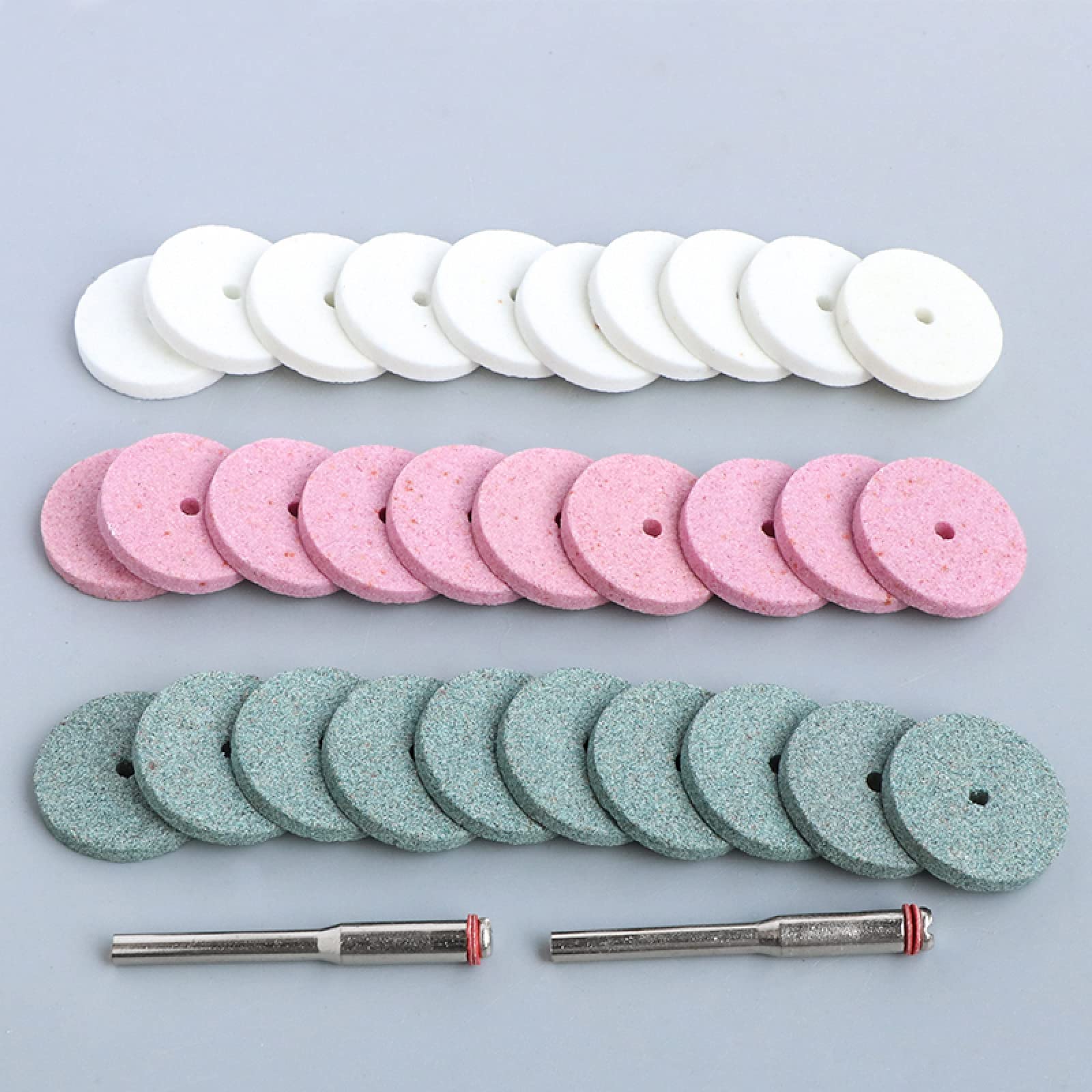 Tarcze polerskie， 30 szt. Mieszanka ceramicznych mini wierteł szlifierskich polerujących tarcz polerskich tarcz ściernych