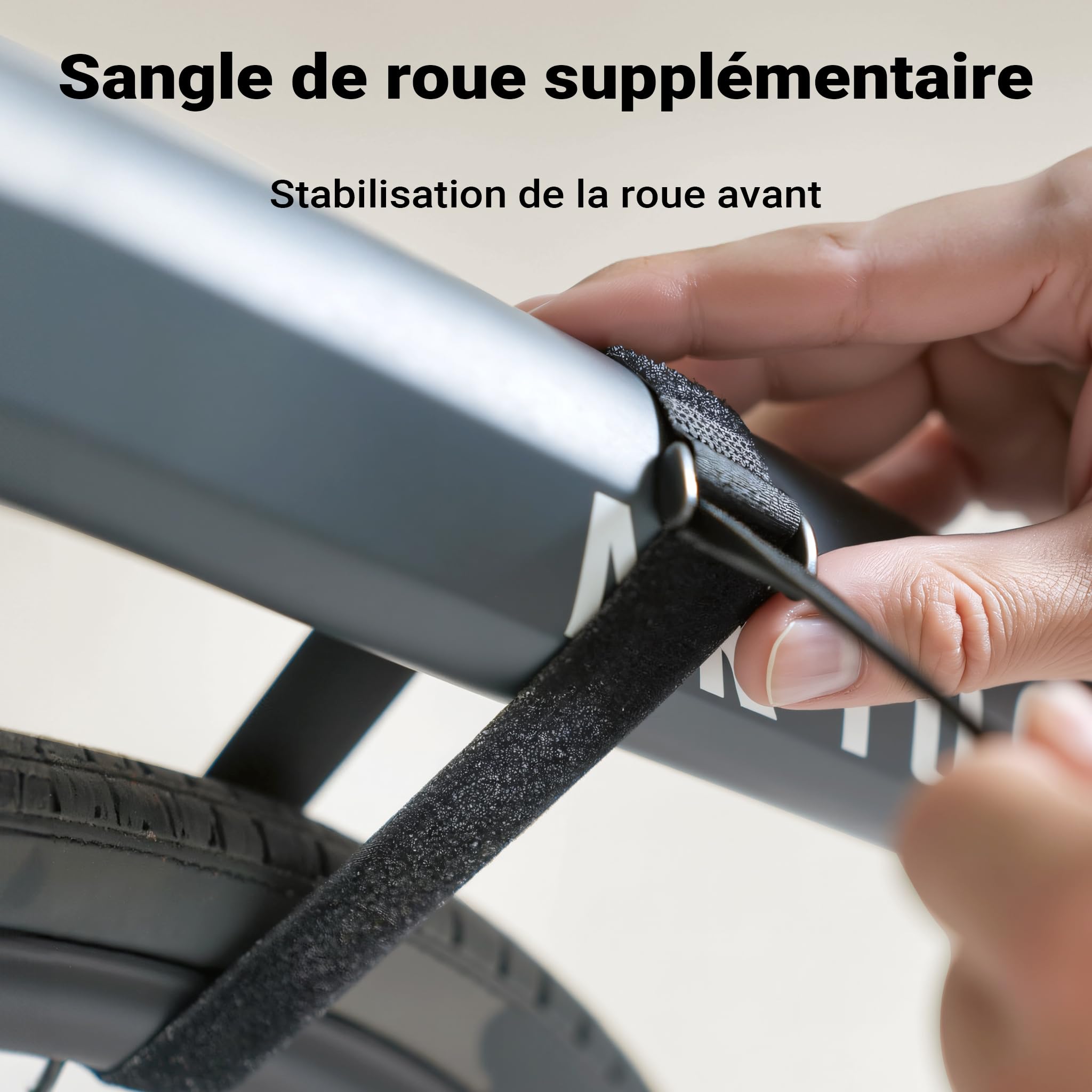 WilTec Support Mural pour vélo 25,6 x 30 x 11,4 cm jusqu'à 25 kg, Support Universel pour Bicyclette, Suspension de vélocipède Ø 55 mm Tube supérieur & 500 mm Largeur du Guidon