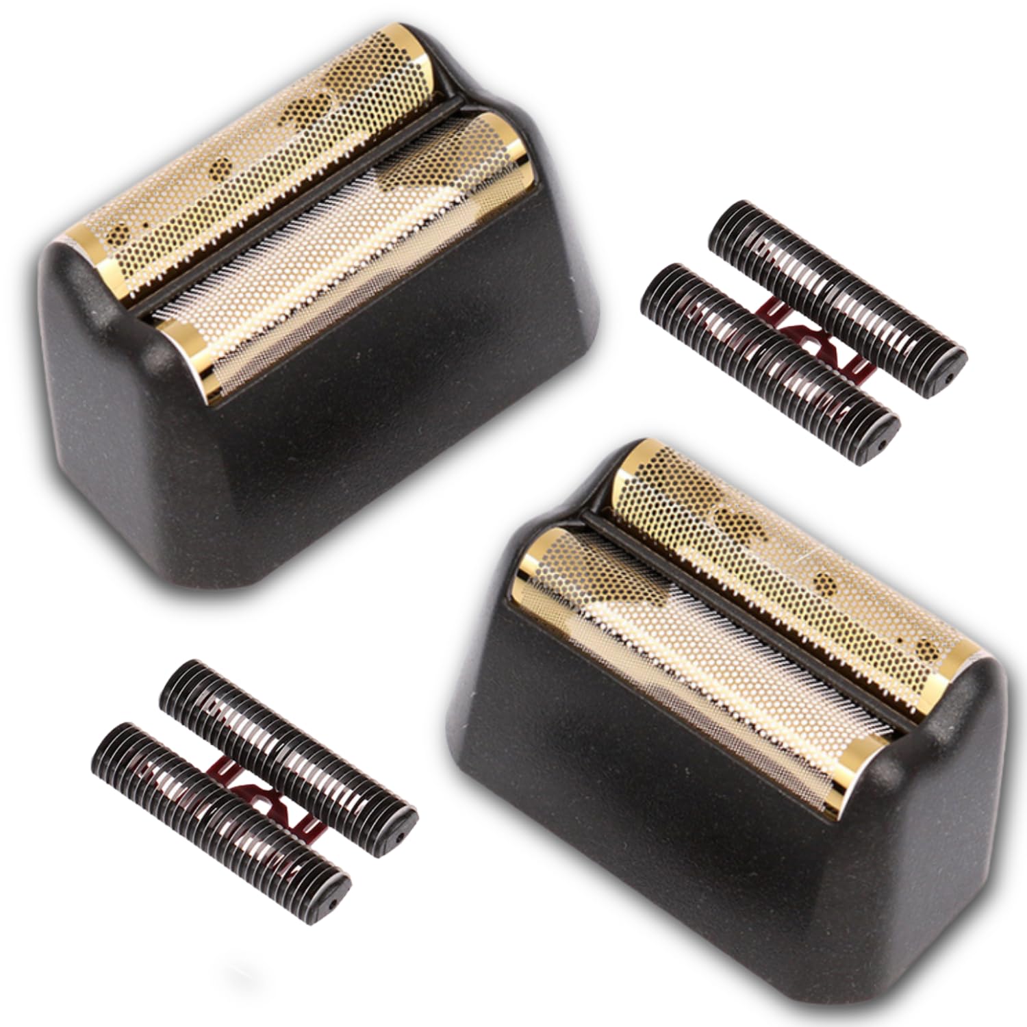 Testina di Ricambio x2 Lame Compatibili Con Wahl Shaver Professionnel 5 Star Series Finale Trimmer Lamina di Ricambio Lama Parti di Ricambio Parrucchiere Barber Testa Rasatura Uomo Capelli Barba