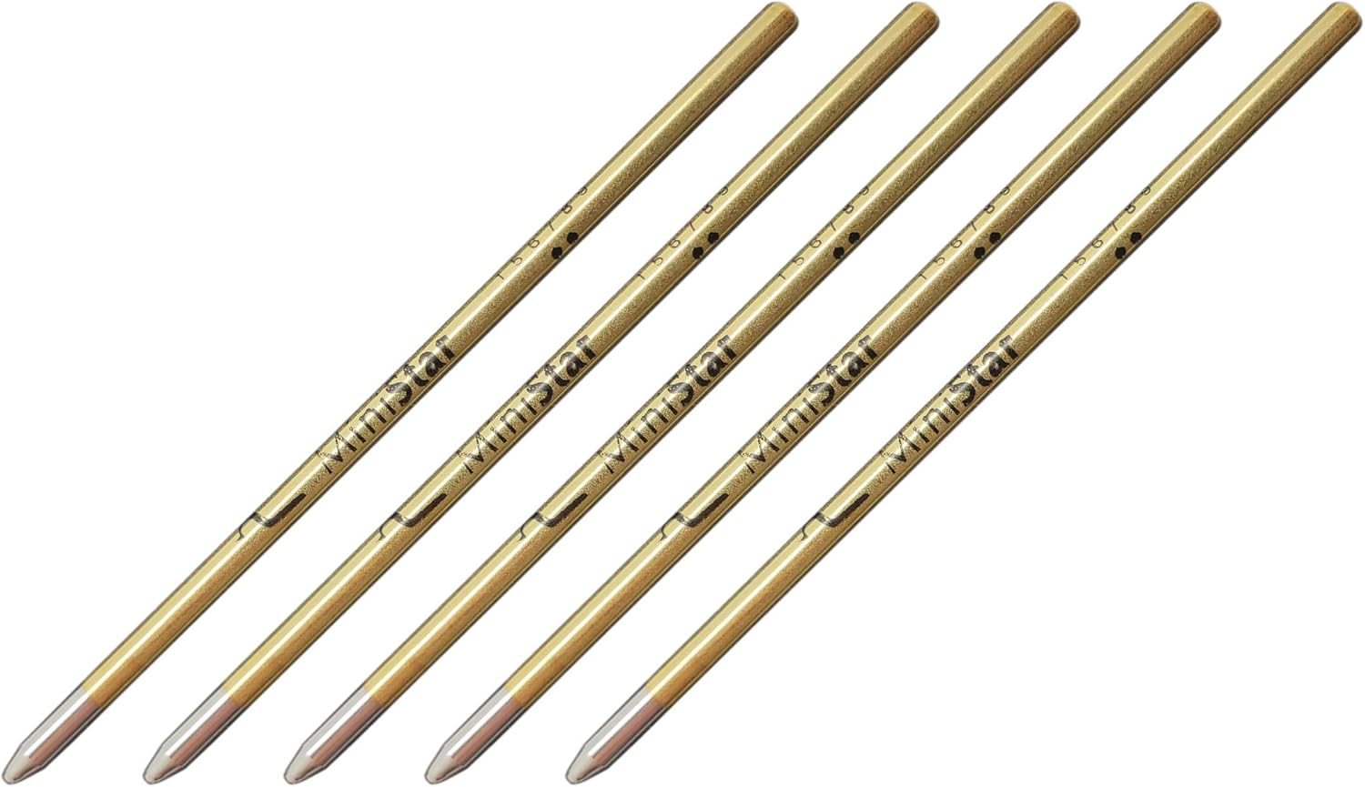 5 Pack MiniStar D1 Pen Refills (Black) German brand