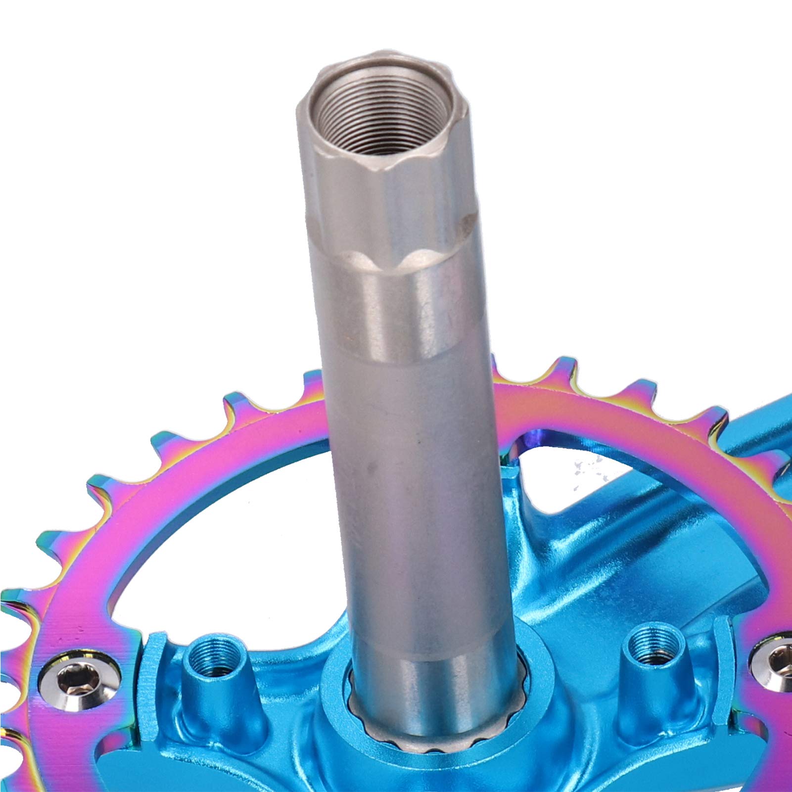 Mechanizm korbowy rowerowy Kuuleyn, ZK-22 Bicyde tarcza koło łańcuchowe korba rowerowa ze stopu aluminium ramiona mechanizmu korbowego 32T tarcza