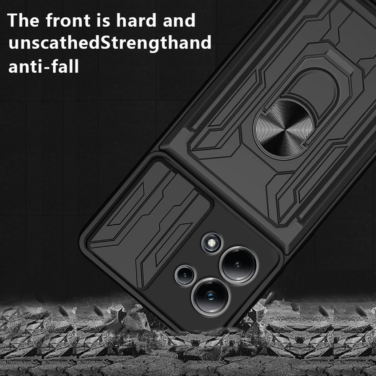 MEMELOKA Cover Xiaomi 14 Con Vetro Temperato: Custodia Protettiva Con Supporto E Slot - 3