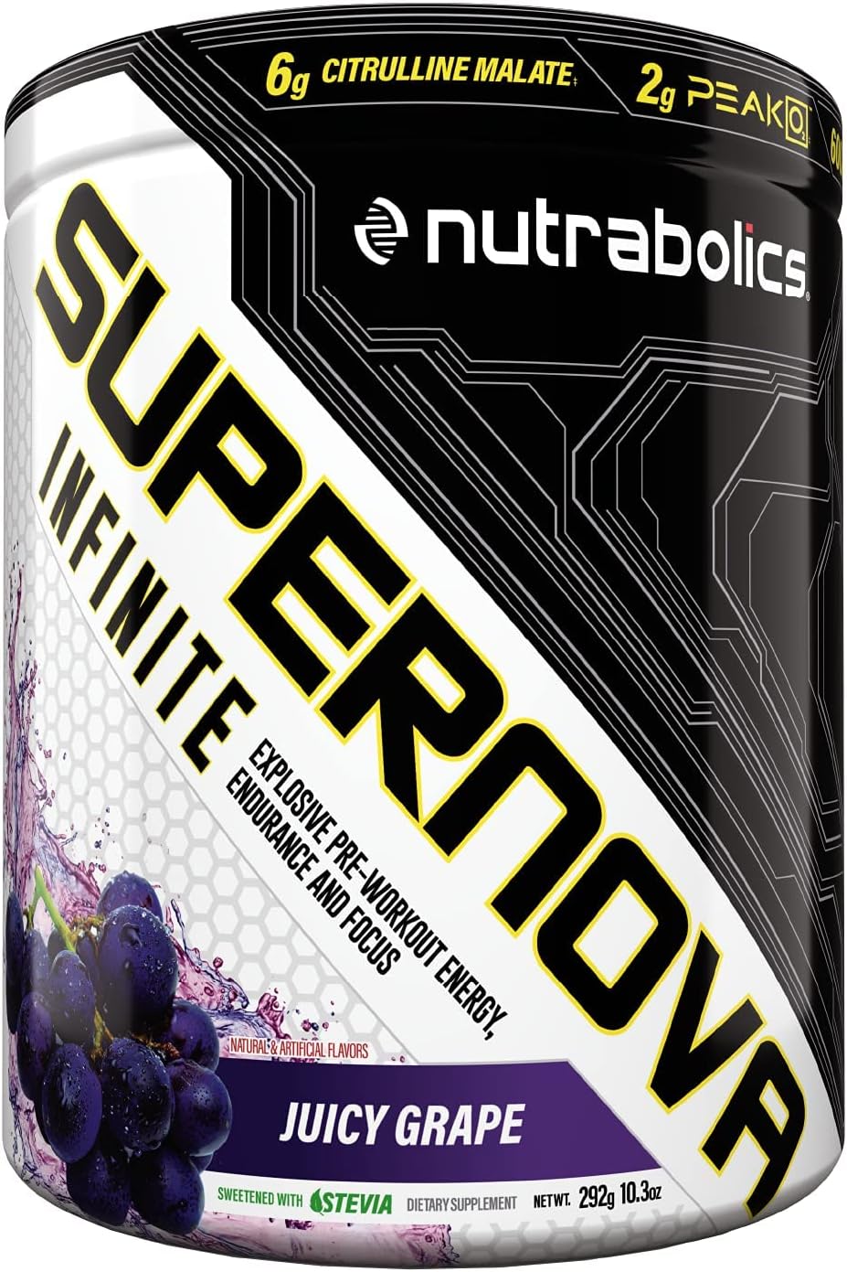 Nutrabolics Supernova Infinite - Juicy Grape Pre-Workout Powder