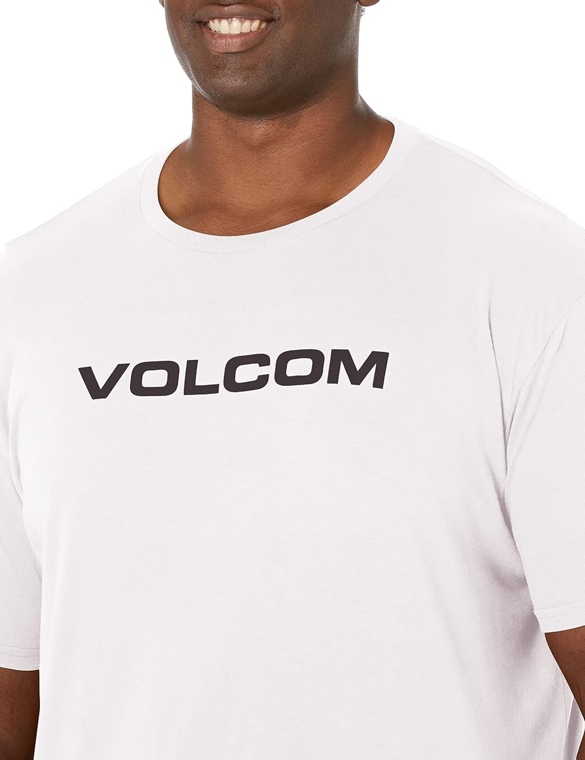 Volcom Men's Crisp Euro Short Sleeve Tee X-Large White