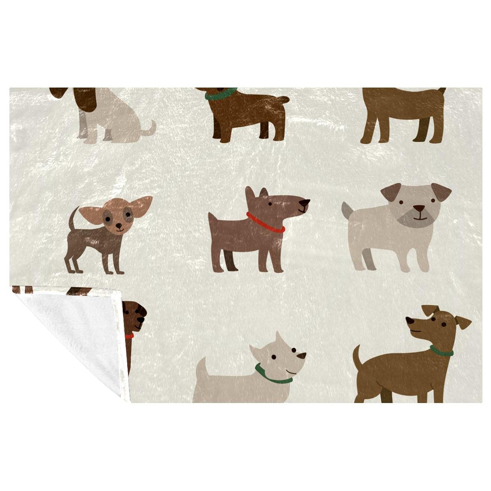 Couverture douce anti-froid Lovely Puppy 01 plaid chaud canapé lit et extérieur