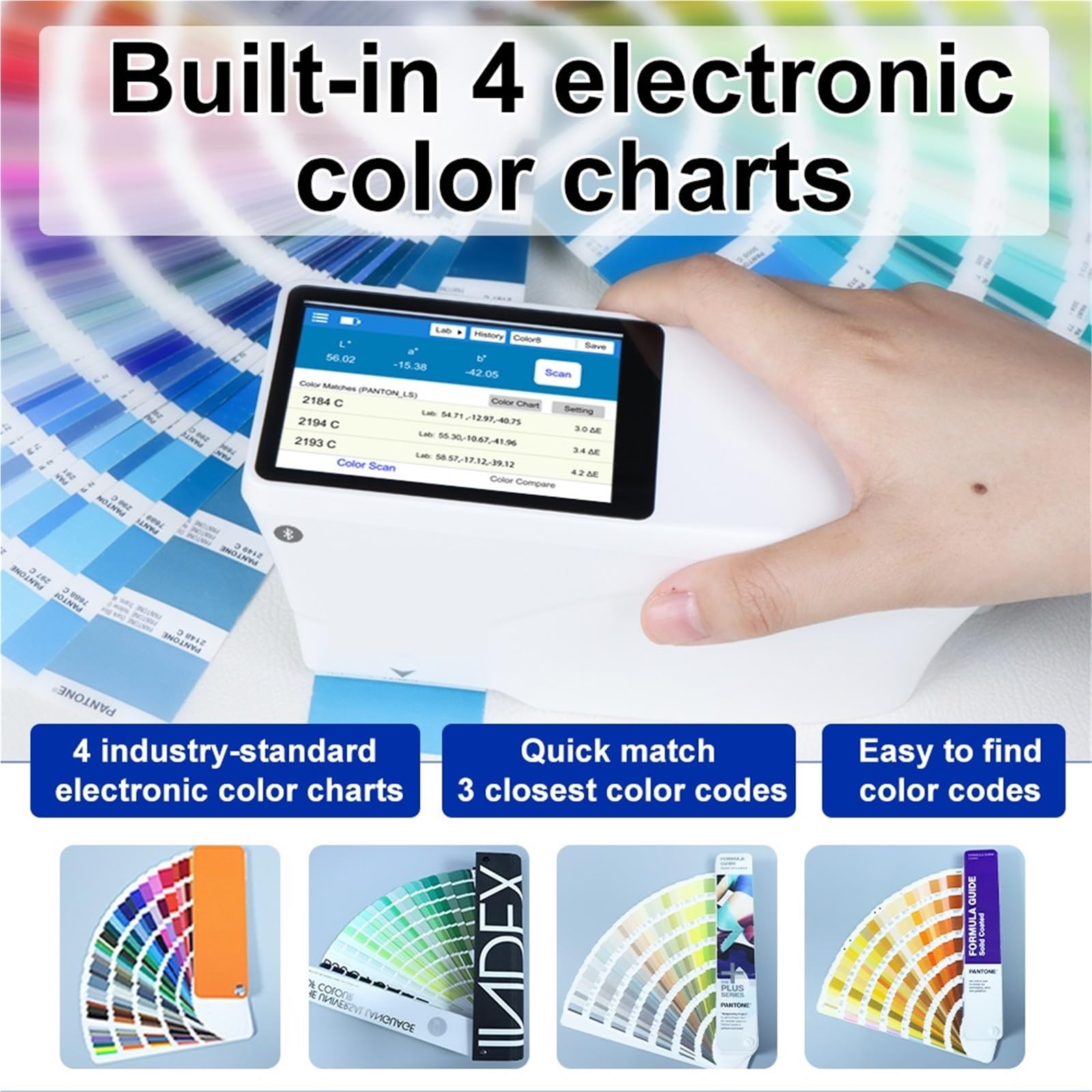 Espectrocolorímetro D/8 Espectrofotómetro de igualación de color Colorímetro de alta precisión