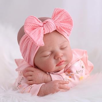 BABESIDE Lifelike Reborn Baby Dolls Girl - دمية طفل حديثة الولادة واقعية مقاس 20 بوصة بجسم قابل للوضع، دمى أطفال حقيقية مع إكسسوارات لهدايا الفتيات بعمر 3+ عامًا، تظاهر باللعب، مجموعة