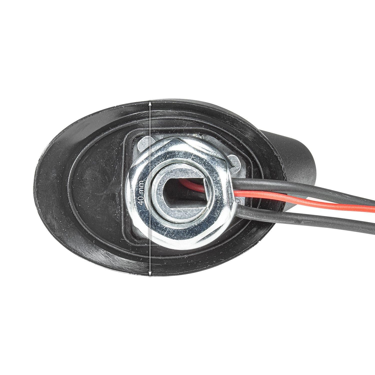 tomzz Audio 1000-067 Antenne Dab pour Voiture, antenne de Toit combinée Dab+ FM AM avec amplificateur SMB DIN 52 degrés