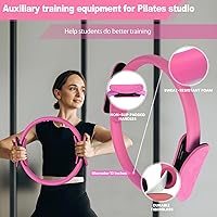 Vista 2 de Pilates Ring and Ball Set Bulk, Pilates Equipment with 12 Inch Pilates Circle Rings, Small Yoga Balls, Resistance Bands, Pilate Essential Kit Bulk