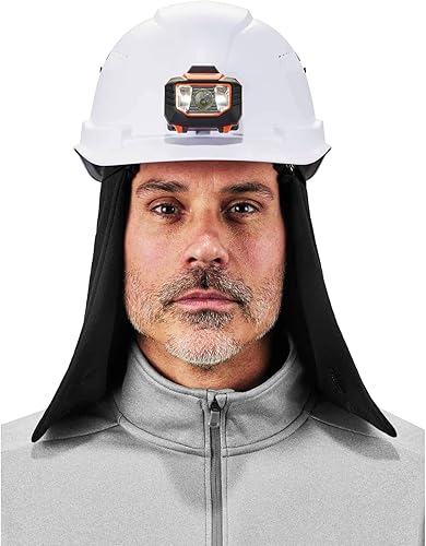 Miniatura 10 de N-Ferno 6885 - Forro de invierno para casco duro, clasificación FR, uso versátil, negro, 12.5 x 0.8 x 13.5 pulgadas