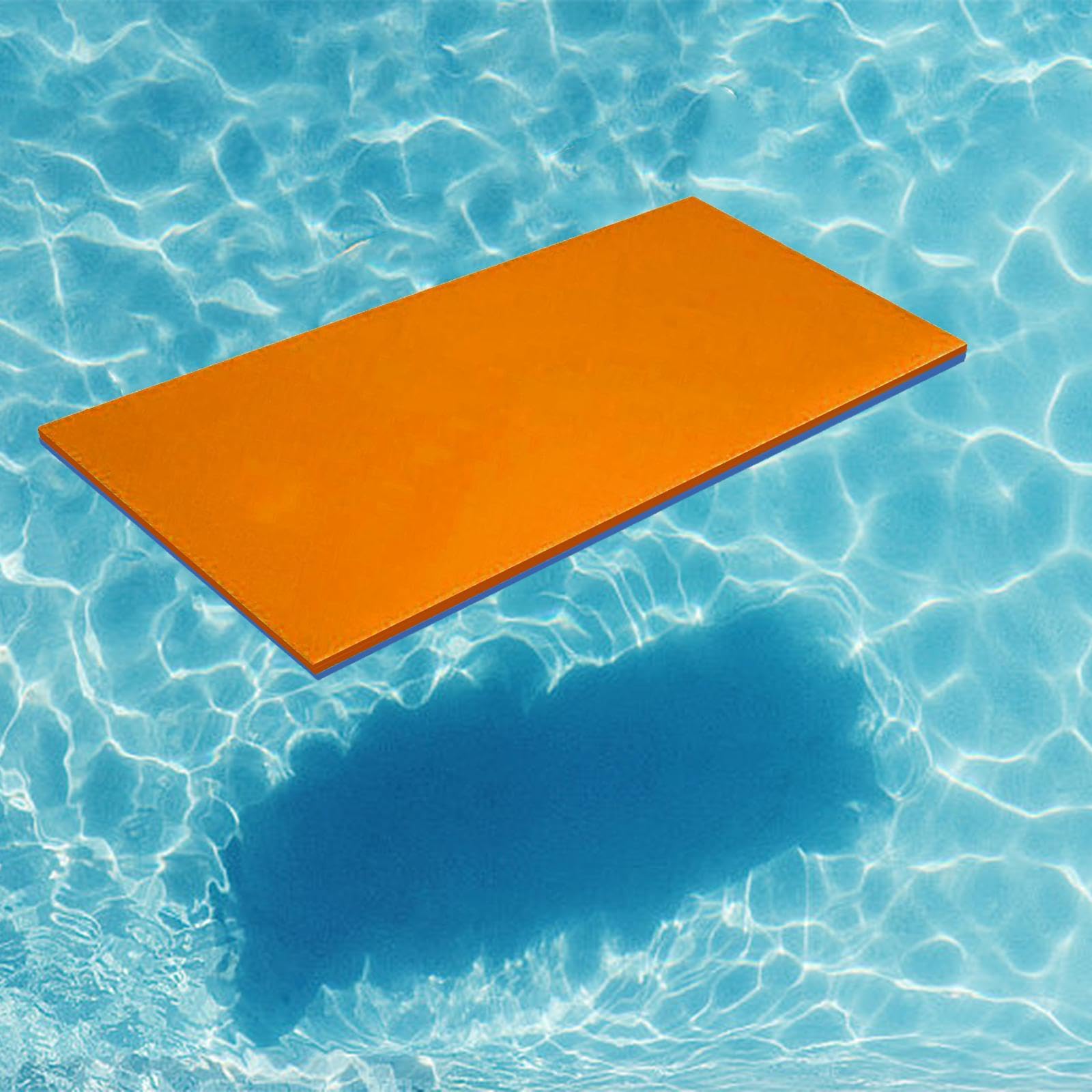 Materassino Galleggiante Arrotolabile per Piscina, Zattera Galleggiante per Bambini, Materassino Galleggiante per Famiglia, Materassino per Esterni, F