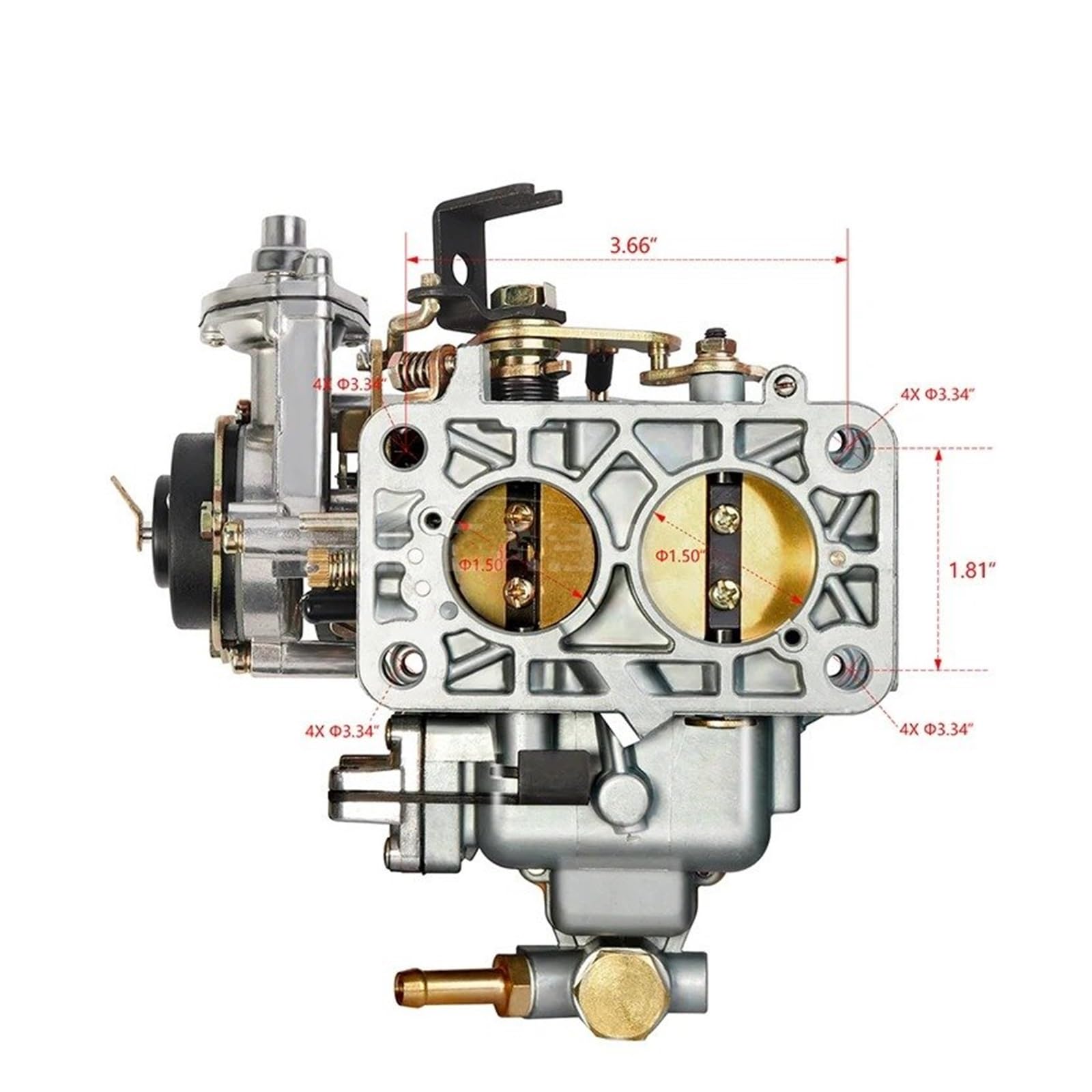 Carburatori Carburatore Weber 32/36 DFEV Starter Elettrico 2 BBL1 Per Mitsubishi Motore Per Montero 2.6L Carburatore Moto