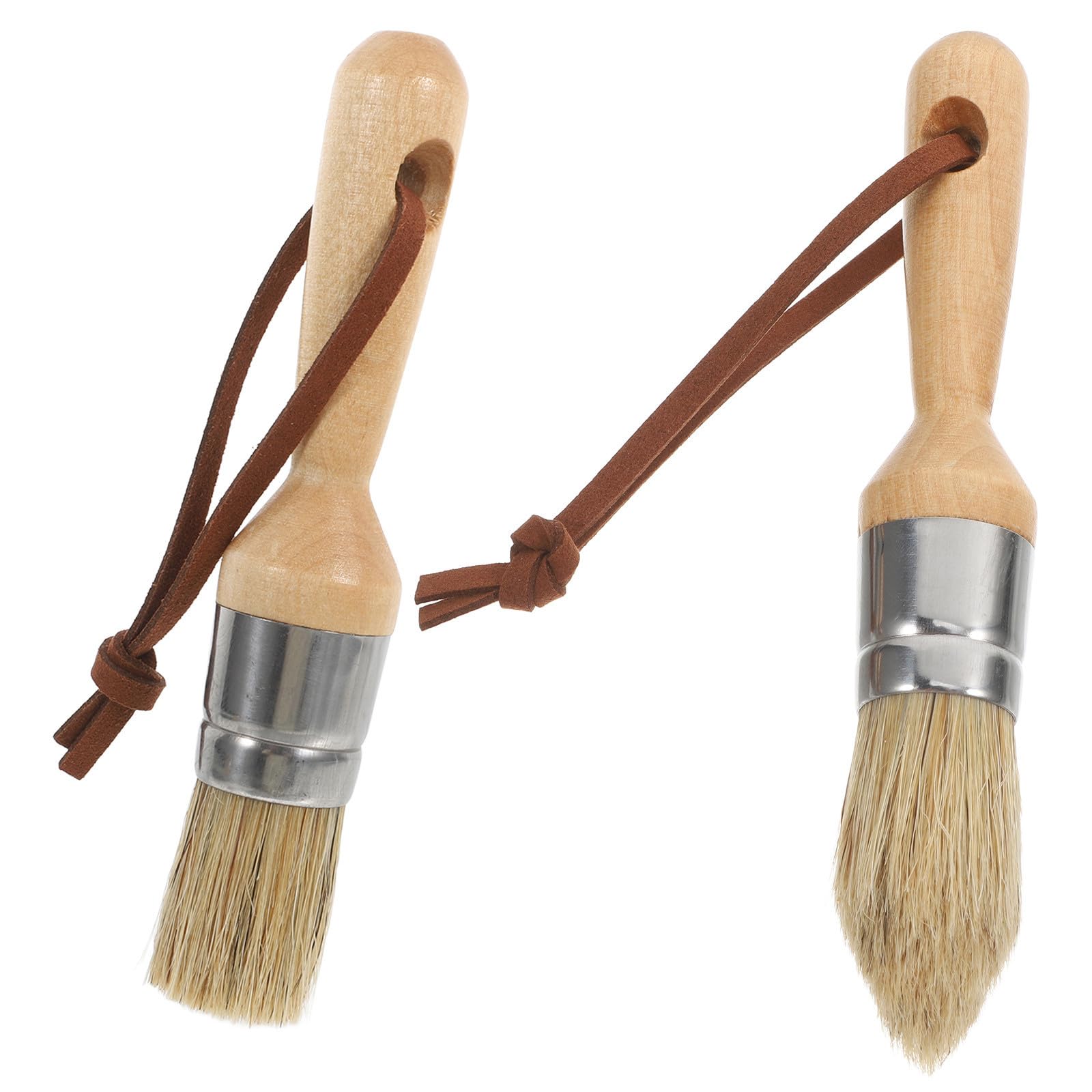 Pinceles redondos para pintura de cera que evitan marcas y rayones en muebles y coches