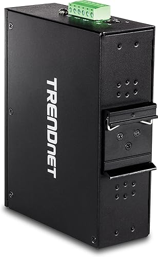 Miniatura 12 de TRENDnet Conmutador industrial Gigabit PoE+ de 10 puertos, 8 puertos Gigabit PoE+, Montaje en carril DIN, 2 ranuras SFP, Presupuesto de alimentación