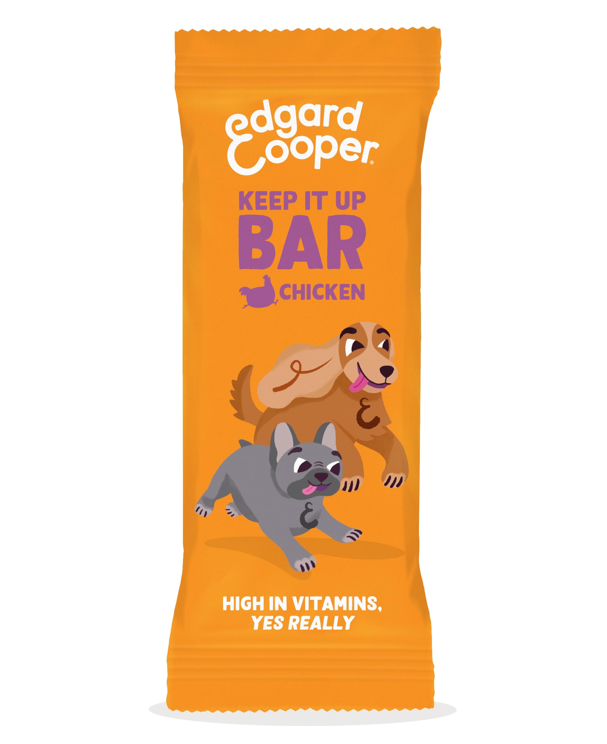 Edgard Cooper Natural Dog Treats, Chicken Snuggle Up Strips, 1 x 75g bag, Grain Free, High in Protein fresh meat, full of essential amino acids for healthy insides