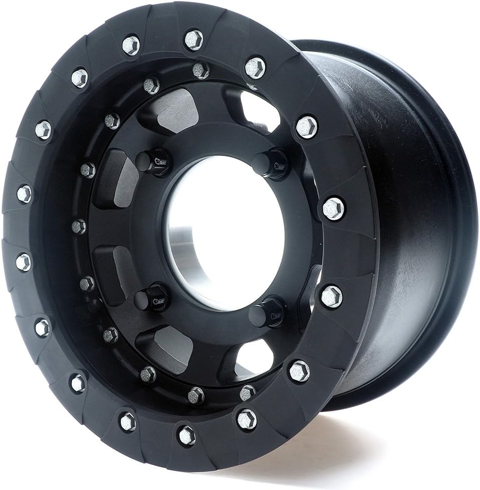 Black Acorn Wheel Lug Nuts - APE RACING Forged 7075-T6 Aluminum 10x1.25mm Tapered Lugnuts (Pack of 16) for ATV Quad, 17mm Hex Head 60 Conical Seat, Extremly Light Weight and Corrosion Resistance