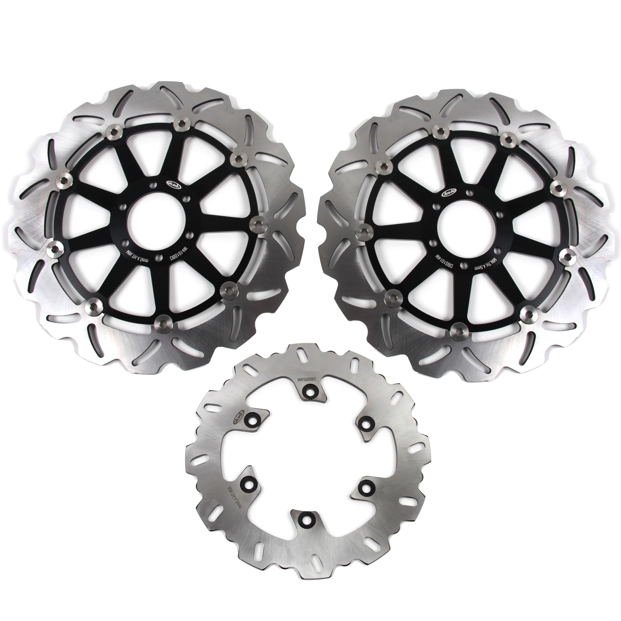 Disques de frein pour DUCATI ST2 944 1997-2003 noir de remplacement