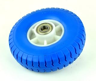 Vollgummi PU-Rad/Nr. 13/2.50-4 Ø210 x 60mm Sackkarrenrad Bollerwagen Reifen Gokart Ersatzrad Kugellager Felge