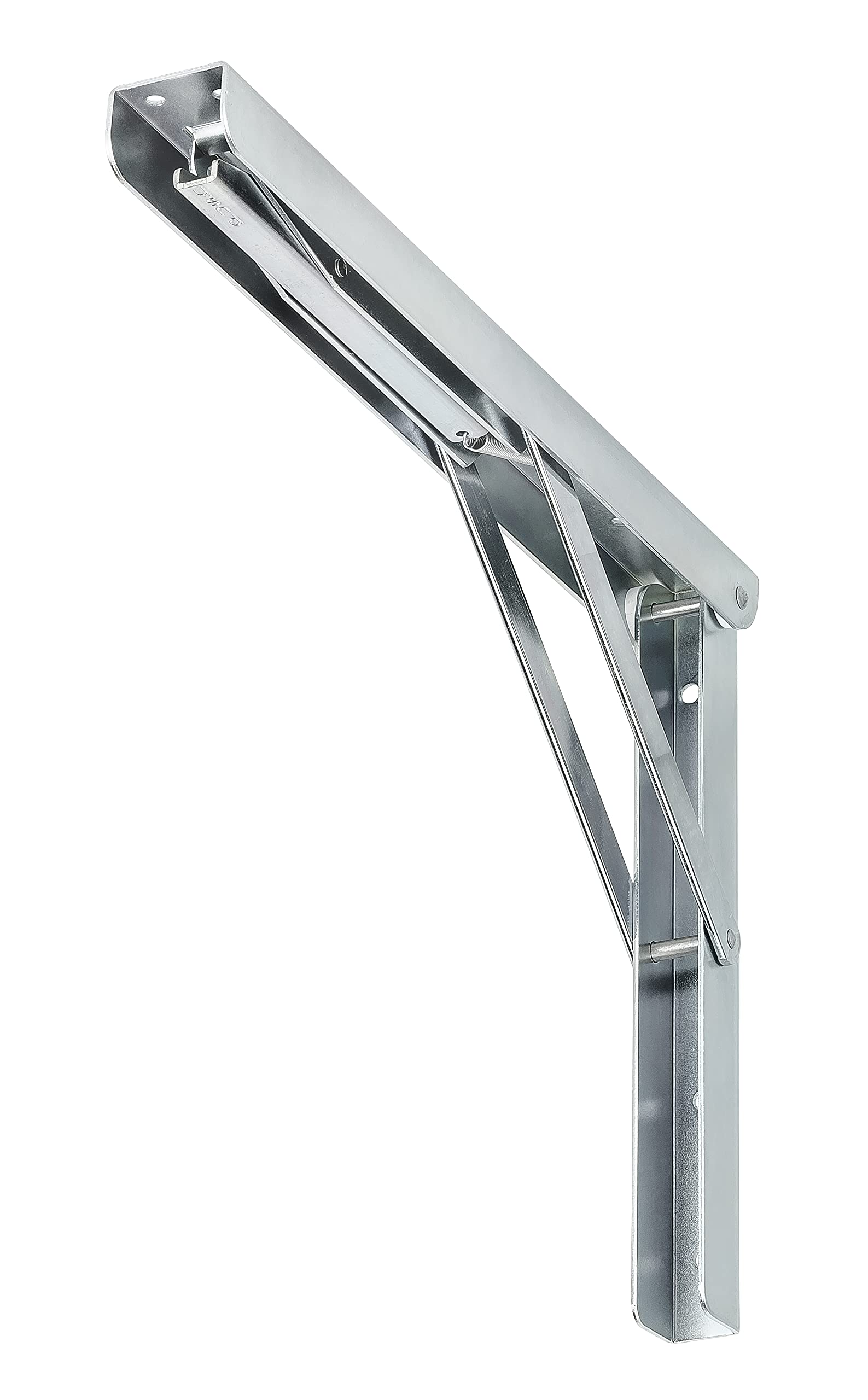 HAUS & DACH Multiline Klappträger Regalträger Regalhalter Konsole für Regalbretter Regal-Winkel verstellbar (300 x 200 x 30 mm, Edelstahl)