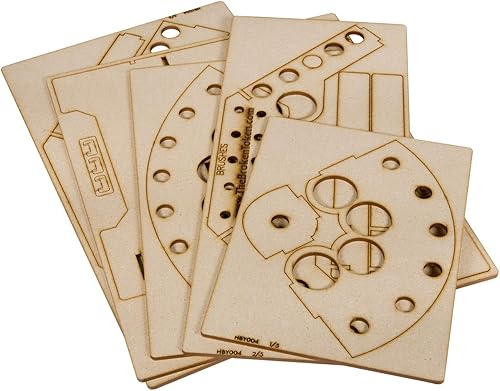 Vista 52 de Modular The Broken Token, para pintura, Doble cajón recto.